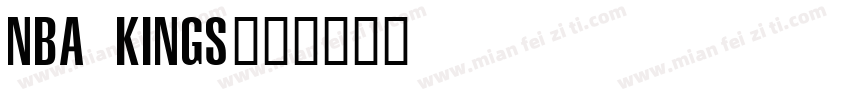 NBA Kings字体转换